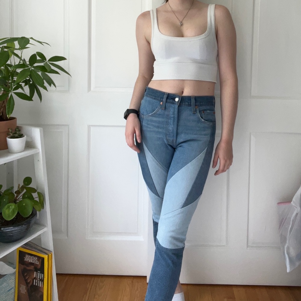 Patchwork Levi’s Jeans - image 3